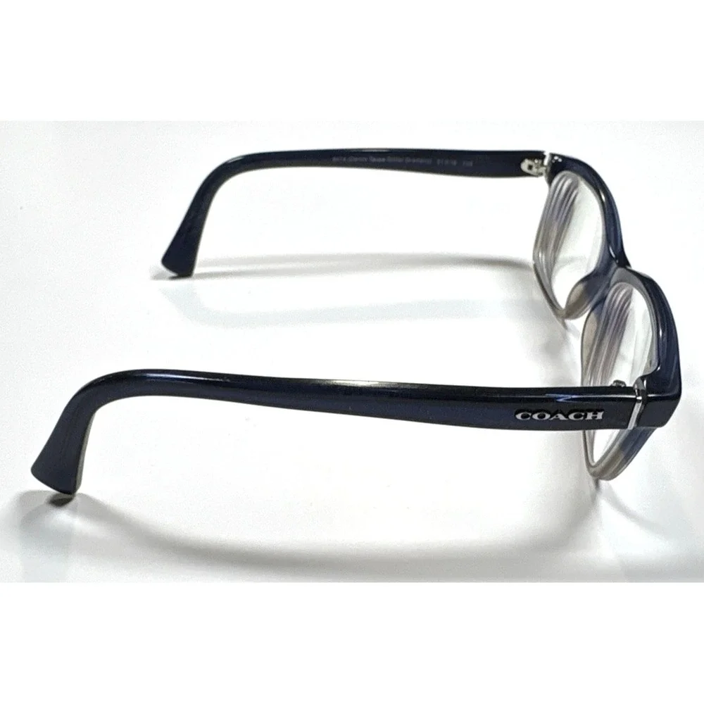 COACH Eyeglasses Frame HC6089 5474 Denim‎ Taupe Blue Glitter 49-16-135 H19867